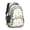 Daisy White Pattern, variant on Sunflower and Leaf Green Pattern Cute School Backpack Bag with Padded Back and Adjustable Shoulder Straps 16.9 X 12.6 X 5.9 Inches