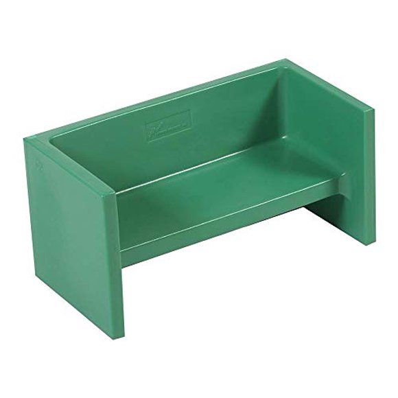 Childrens Factory Adapta-Bench, CF910-031, Green, Kids Flexible Seating, Classroom, Preschool and Daycare Furniture, Indoor or Outdoor Toddler Chairs