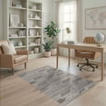 thumbnail image 2 of ODIKA 4'x6' Gray Natural Geometric Slate Modern Washable Area Rug Contemporary Minimalist Motifs with Dotted for Home Office, Under Desk, Non-Slip Chair-Friendly, Flatwoven, 2 of 7
