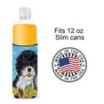 thumbnail image 4 of Portuguese Water Dog in Summer Flowers Ultra Hugger for slim cans, 4 of 6