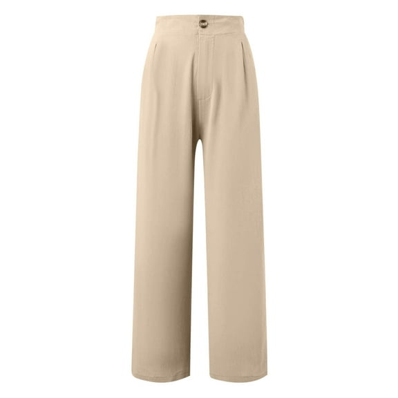 Patlollav Palazzo Trousers for Women Loose Casual Comfortable Solid Color Straight Leg Wide Leg Pants