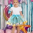 thumbnail image 4 of TAGOLD Fall Savings Holiday Deals 2023 Girls Party Dress, Toddler Baby Girls Cute Star Net Yarn Princess Skirt Multi-color Skirt Dress, 4 of 5