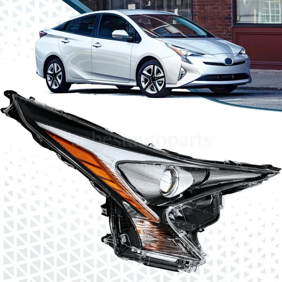 LED Headlight Headlamp Replacement Passenger RH Side For 2016-2018 Toyota Prius