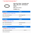 thumbnail image 2 of Water Line O-Ring - Compatible with 2004 - 2006, 2012 - 2016 Audi A8 Quattro 2005 2013 2014 2015, 2 of 2
