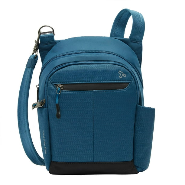 Bolsa Travelon Anti-Theft Active Tour verde azulado 23 x 28 x 9 cm