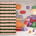 thumbnail image 3 of Erosebridal Line Geometric Print Shower Curtain 72Wx72L,Modern Minimalist Stripes Bathroom Curtain, 3 of 5