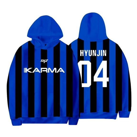 Kpop Stray Kids Karma Hoodies SKZ Tour Merch Women Men Fashion Long Sleeve Hooded Sweatshirts