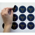thumbnail image 2 of Darling Souvenir MADE WITH LOVE Plain BlueTheme - 2" CustomStickersPremium 80 Self-AdhesiveRoundLabels- Personalized Wedding Party FavorStickers/RoundEnvelope Seal, 2 of 6