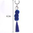 thumbnail image 2 of Pom Pom Keychain Handmade Bohemian Pompom Tassel Charm Handbag Charm for Women, 2 of 10