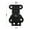 50 x 38mm, variant on 1PC Butterfly Shape Luggage Twist Latch Catch Clamp Hasps and Keeper Wooden Box Suitcase Flight Case Buckle Rotary Lock Black