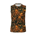 thumbnail image 6 of Lsque Daisies Print Men's Cotton Blend Sleeveless Muscle Shirts (S-3XL)- Moisture Wicking, Odor Protection, UPF 30+,Small, 6 of 8