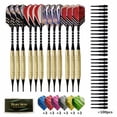thumbnail image 2 of Soft Professional Soft Tip Darts Set with 12  Barrels 30   and 100 Soft  Heads Gift for  Lovers, 2 of 8