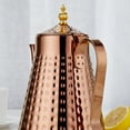 thumbnail image 3 of SANQIAHOME 1.8L(60oz) Stainless Steel Hammer Patterned Teapot With Removeable Infuser,Loose leaf cover,Copper, 3 of 11