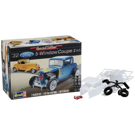 Plastic Model Kit-'32 Ford 5 Window Coupe 2 In 1 1:25
