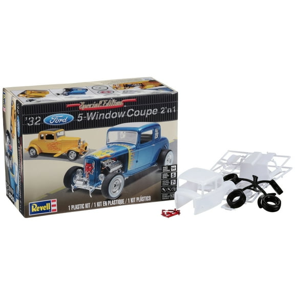 Plastic Model Kit-'32 Ford 5 Window Coupe 2 In 1 1:25