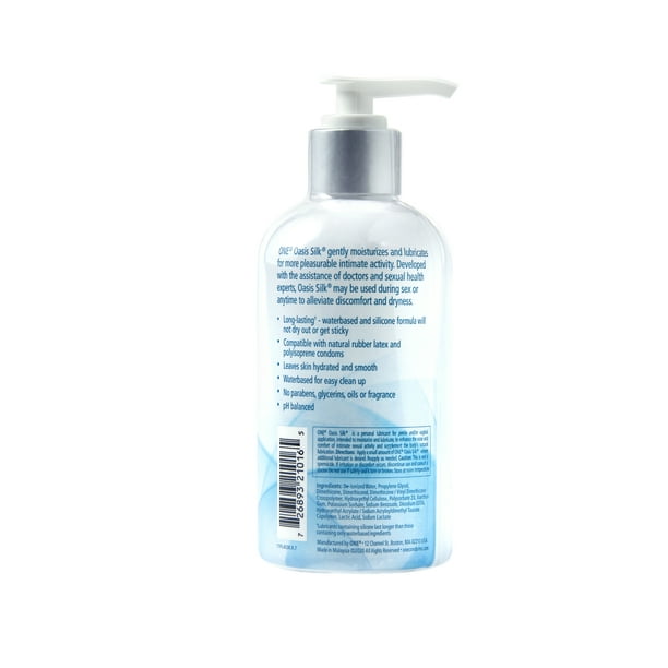ONE Oasis Silk Intimate Personal Lubricant | Hybrid Lubricating Lotion  Developed with Doctors