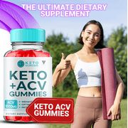 Keto Genesis Keto + ACV 1000mg Gummies Vitamin B12 Vitamin B6 Advanced Gut Health Digestion Support (60 Gummies)