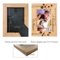 thumbnail image 2 of Grandparent Picture Frame Wood Photo Frames Engraved Display Wooden Tabletop Postcard Frame, 2 of 8
