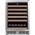 thumbnail image 2 of Kingsbottle 46-Bottle 1Temp Wine Fridge, Silver, 2 of 7