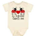 thumbnail image 3 of Inktastic My Godmother Loves Me Boys or Girls Baby Bodysuit, 3 of 5