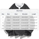 thumbnail image 3 of Kalauyu Men's Casual Striped Shirts Crewneck Long Sleeve Basic T-Shirt Basic Daily Work Stripe Tee Tops, 3 of 9