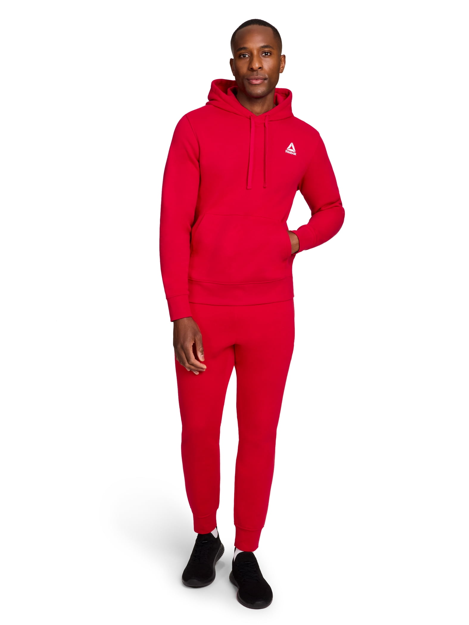 Reebok Men's and Big Men's Game Day Fleece Left Chest Hoodie, Sizes XS-5XL