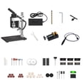 thumbnail image 1 of Bench Drill Press Stand Kit with Vise, Extension Rod, Sanding Sawing Accessories, Variable Speed Portable Electric Benchtop Drilling Machine Precise Drill Workbench for DIY Drilling Wood US Plug Luxury, 1 of 7