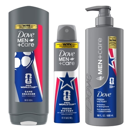 Dove Men FIFA Limited Edition Fresh Victory Collection, 3 Count