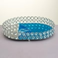 thumbnail image 5 of Oval Mirror Candle Centerpiece Serving Decorative Plate Tray S, M, L - L, 5 of 6