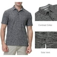 thumbnail image 3 of Mens Golf Shirt Moisture Wicking Quick-dry Short Sleeve Casual Polo Shirts for Men, 3 of 4