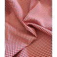 thumbnail image 4 of Gingham Checked Fabric by The Yard – 1/8” Poly Cotton Poplin, 60” Wide – Checkered Fabric for Tablecloths, Dresses, Curtains, Crafts – Multiple Colors – Sew The Trend (2 Yard, Red), 4 of 5