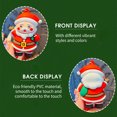 thumbnail image 3 of Christmas Keychain Cute Santa Cla Pendant Metal Keychain Christmas Ornament Key Ring for DIY Art Craft Making, 3 of 8