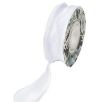 Wadada Luxury Iridescent Fishtail Yarn Gift Ribbons for Flowers Bouquet Packaging Korean Sheer Organza Wired Ribbon for Valentine's Day Wedding Decorations, 1.6 (W) Inch x 10 Yards (Champagne)