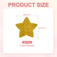 thumbnail image 2 of 2.2"x2.2" Star Foam Stickers, 60Pcs EVA Self Adhesive Glitters Foam Shape Sticker Craft Supplies for Scrapbook Card DIY Making Home Decor, Golden, 2 of 7