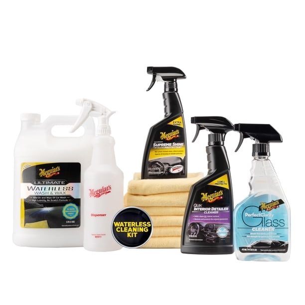 Kit de Limpieza para Autos Meguiar's G3626 Lavado y Cera Sin Agua 770 ml