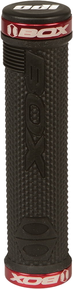 Box ODI Hex Lock-On MTB BMX Grips Black//Red BX-HG14BKHEX-RD