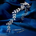 thumbnail image 6 of MIALLO Delicate Silver Single Row Marquise Zircon Hair Vine, Elegant Women Headband for Everyday Wear, Wedding & Party, 6 of 8