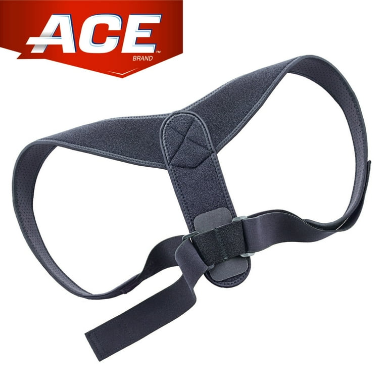 ACE Brand Posture Corrector, Black - One Size Fits Most 