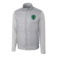 thumbnail image 2 of Men's-Cutter & Buck  Gray Seattle Sounders FC Stealth Hybrid Quilted Full-Zip Windbreaker Jacket, 2 of 3