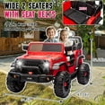 thumbnail image 3 of Thunderbolt 24V Two-Seater Ride-On Jeep Car, 400W Motor, 4-Wheel Suspension, 3 of 8