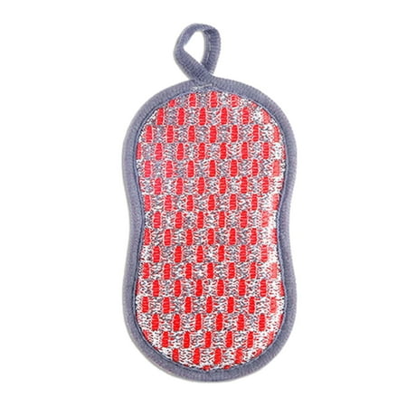

car cleaning brush window tools Suitable for toilet bathtub with long handle Multipurpose shower durable tub 5pcs Double Dish Sponge Wipe Kitchen Rag