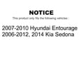 thumbnail image 2 of Front Left Suspension Strut Coil Spring Assembly 78A-11723 For Kia Sedona Hyundai Entourage, 2 of 2