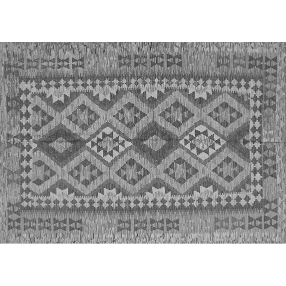 Ahgly Company Indoor Rectangle Oriental Gray Traditional Area Rugs, 8' x 12'