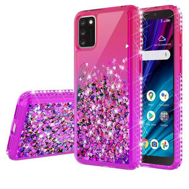 Liquid Quicksand Glitter Cute Phone Case for Alcatel TCL A3X