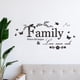 thumbnail image 1 of Pegatina de pared con letras familiares, murales artísticos, calcomanía creativa ecológica de PVC, papel tapiz familiar de amor, decoración del hogar, 1 of 8