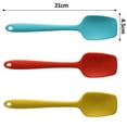 thumbnail image 2 of Cuchara de espátula de silicona Juego de 3 piezas, cuchara de espátula de goma antiadherente resistente al calor a 315 °C, utensilios de cocina de cuchara de servicio inelástica BPA, utilizados para, 2 of 5