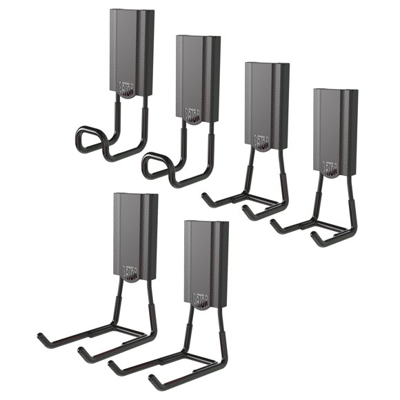 Ganchos de almacenamiento Gator Magnetics, paquete de 6 unidades, 25 libras, para superficies de acero
