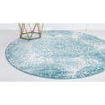 thumbnail image 2 of Unique Loom 3147018 5 x 5 ft. Grand Sofia Round Rug, Turquoise, 2 of 5