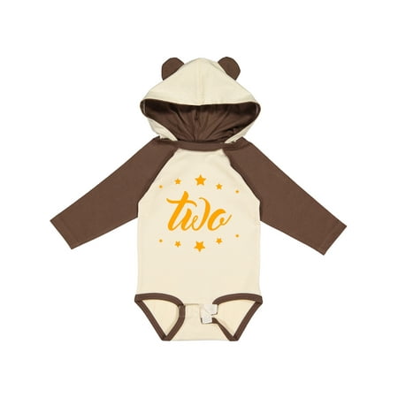 

Inktastic 2nd Birthday Gift Baby Boy or Baby Girl Long Sleeve Bodysuit