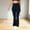 Navy, variant on Yoga Leggings for Women High Waisted Cargo Gym Workout Sport Pants Solid Color Comfy Flared Pants with Pockets